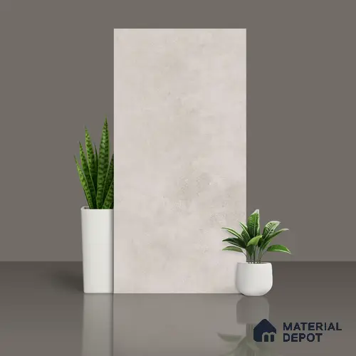 Cement Wall & Floor Tile TL 06401 B Jupiter Pearl 4 ft x 2 ft Vitrified Matte Finish - 9 mm | Suitable for Living Room, Bedroom & Bathroom