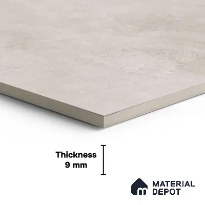 Cement Wall & Floor Tile TL 06401 B Jupiter Pearl 4 ft x 2 ft Vitrified Matte Finish - 9 mm | Suitable for Living Room, Bedroom & Bathroom (Sample)