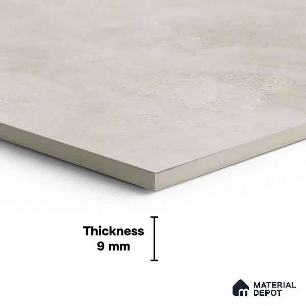 Cement Wall & Floor Tile TL 06401 B Jupiter Pearl 4 ft x 2 ft Vitrified Matte Finish - 9 mm | Suitable for Living Room, Bedroom & Bathroom (Sample)