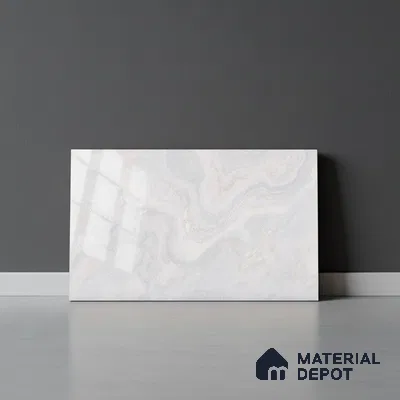 TL 01882 C Pearl White Light 18 x 12 inch Glossy Finish Ceramic Wall Tile - 6 mm