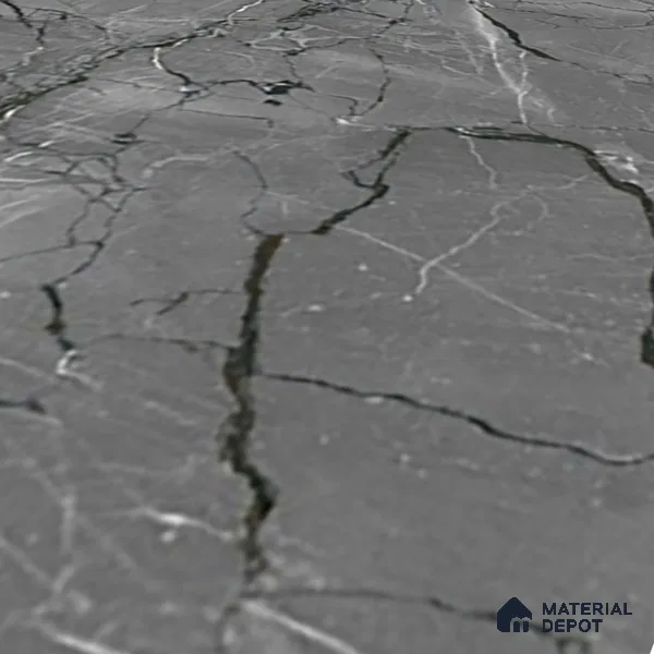 TL 02264 Davys Grey 2 ft x 2 ft Matte Finish Carving Vitrified Floor & Wall Tile - 9.5 mm