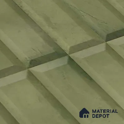 Faux Subway Wall Tile TL 06362 B Green Blend 1 ft x 1 ft Ceramic Matte Finish Tile - 9 mm | Suitable For Kitchen, Bathroom Walls and Backsplashes | Please Expect a Slight Variation of Pattern