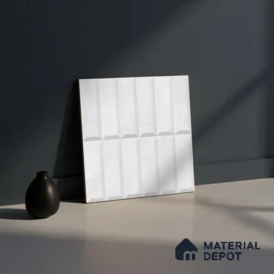 Faux Subway Wall Tile TL 06362 F Aque Hue 1 ft x 1 ft Ceramic Matte Finish Tile - 9 mm | Suitable For Kitchen, Bathroom Walls and Backsplashes | Please Expect a Slight Variation of Pattern