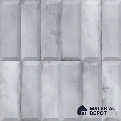 Faux Subway Wall Tile TL 06362 Polished Gris 1 ft x 1 ft Ceramic Matte Finish Tile - 9 mm | Suitable For Kitchen, Bathroom Walls and Backsplashes | Please Expect a Slight Variation of Pattern