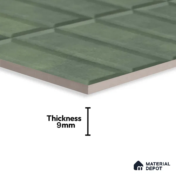 Faux Subway Wall Tile TL 06362 H Classic Charm 1 ft x 1 ft Ceramic Matte Finish Tile - 9 mm | Suitable For Kitchen, Bathroom Walls and Backsplashes | Please Expect a Slight Variation of Pattern
