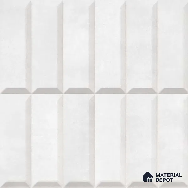 Faux Subway Wall Tile TL 06362 J Radiant Crezo 1 ft x 1 ft Ceramic Matte Finish Tile - 9 mm | Suitable For Kitchen, Bathroom Walls and Backsplashes | Please Expect a Slight Variation of Pattern