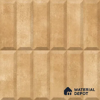 Faux Subway Wall Tile TL 06362 M Brown Charm 1 ft x 1 ft Ceramic Matte Finish Tile - 9 mm | Suitable For Kitchen, Bathroom Walls and Backsplashes | Please Expect a Slight Variation of Pattern