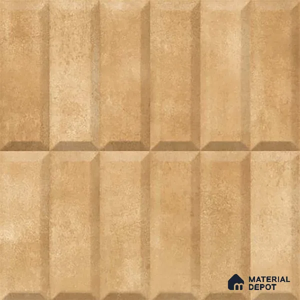 Faux Subway Wall Tile TL 06362 M Brown Charm 1 ft x 1 ft Ceramic Matte Finish Tile - 9 mm | Suitable For Kitchen, Bathroom Walls and Backsplashes | Please Expect a Slight Variation of Pattern