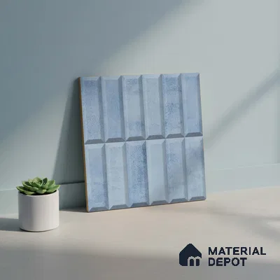 Faux Subway Wall Tile TL 06362 N Lustrous Crezo 1 ft x 1 ft Ceramic Matte Finish Tile - 9 mm | Suitable For Kitchen, Bathroom Walls and Backsplashes | Please Expect a Slight Variation of Pattern