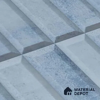 Faux Subway Wall Tile TL 06362 N Lustrous Crezo 1 ft x 1 ft Ceramic Matte Finish Tile - 9 mm | Suitable For Kitchen, Bathroom Walls and Backsplashes | Please Expect a Slight Variation of Pattern