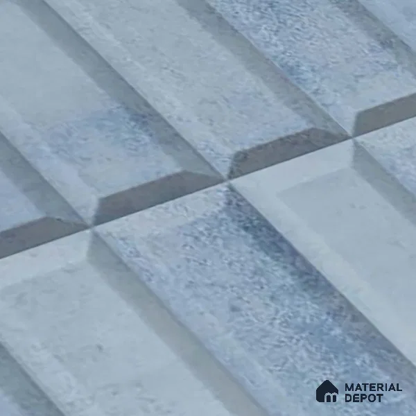 Faux Subway Wall Tile TL 06362 N Lustrous Crezo 1 ft x 1 ft Ceramic Matte Finish Tile - 9 mm | Suitable For Kitchen, Bathroom Walls and Backsplashes | Please Expect a Slight Variation of Pattern