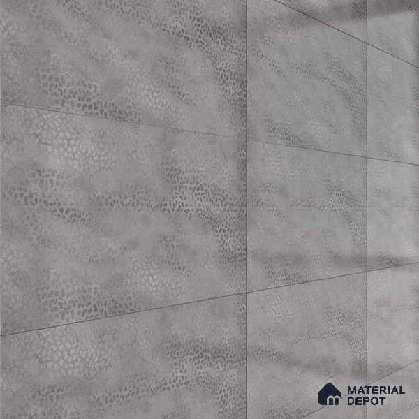 Patterned Wall Tile TL 06515 B  SR GL 8080 Dark 24 inch x 12 inch Ceramic Glossy Finish - 8 mm | Suitable for Accent / Feature Walls, Bathroom, Kitchen Wall & Backsplashes | Please Expect a Slight Variation of Pattern