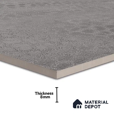 Patterned Wall Tile TL 06515 B  SR GL 8080 Dark 24 inch x 12 inch Ceramic Glossy Finish - 8 mm | Suitable for Accent / Feature Walls, Bathroom, Kitchen Wall & Backsplashes | Please Expect a Slight Variation of Pattern