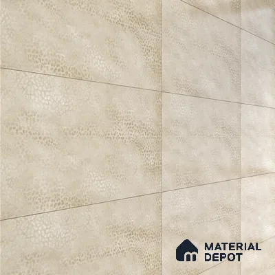 Patterned Wall Tile TL 06515 D  SR GL 8084 Dark 24 inch x 12 inch Ceramic Glossy Finish - 8 mm | Suitable for Accent / Feature Walls, Bathroom, Kitchen Wall & Backsplashes | Please Expect a Slight Variation of Pattern (Sample)