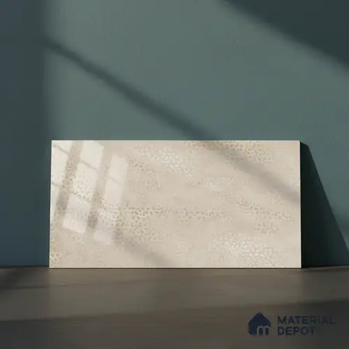 Patterned Wall Tile TL 06515 D  SR GL 8084 Dark 24 inch x 12 inch Ceramic Glossy Finish - 8 mm | Suitable for Accent / Feature Walls, Bathroom, Kitchen Wall & Backsplashes | Please Expect a Slight Variation of Pattern
