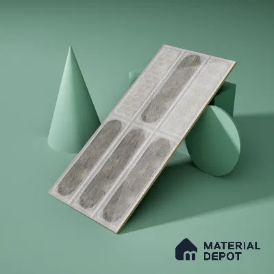 Faux Subway Wall Tile TL 06515 E  SR GL 8086 Highlighter 24 inch x 12 inch Ceramic Glossy Finish - 8 mm | Suitable for Accent / Feature Walls, Bathroom, Kitchen Wall & Backsplashes | Please Expect a Slight Variation of Pattern (Sample)