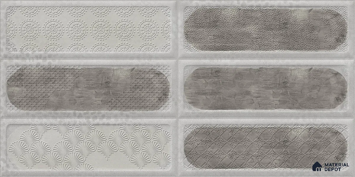 Faux Subway Wall Tile TL 06515 E  SR GL 8086 Highlighter 24 inch x 12 inch Ceramic Glossy Finish - 8 mm | Suitable for Accent / Feature Walls, Bathroom, Kitchen Wall & Backsplashes | Please Expect a Slight Variation of Pattern (Sample)