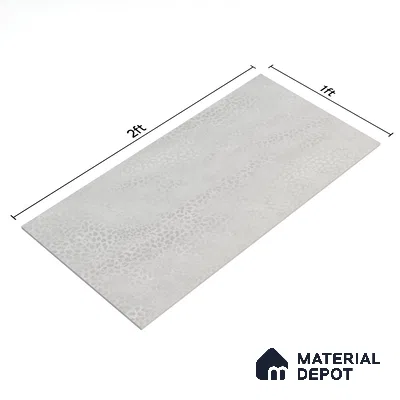 Patterned Wall Tile TL 06515 F  SR GL 8086 Dark 24 inch x 12 inch Ceramic Glossy Finish - 8 mm | Suitable for Accent / Feature Walls, Bathroom, Kitchen Wall & Backsplashes | Please Expect a Slight Variation of Pattern