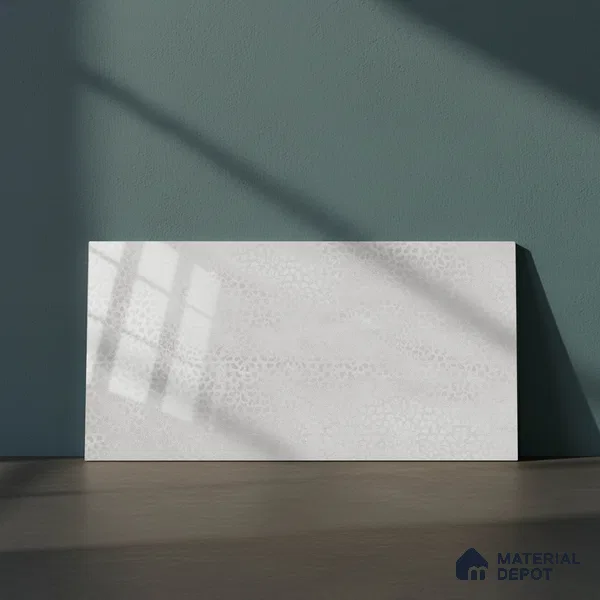 Patterned Wall Tile TL 06515 F SR GL 8086 Dark 24 inch x 12 inch Ceramic Glossy Finish - 8 mm | Suitable for Accent / Feature Walls, Bathroom, Kitchen Wall & Backsplashes | Please Expect a Slight Variation of Pattern