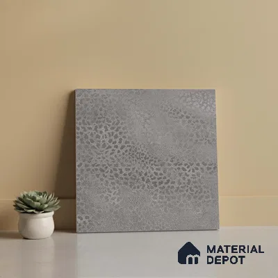 Patterned Floor Tile TL 06515 G   12 inch x 12 inch Ceramic Matte Finish - 8 mm | Suitable for Bathroom | Please Expect a Slight Variation of Pattern (Sample)