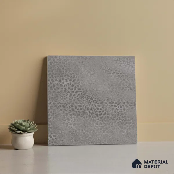 Patterned Floor Tile TL 06515 G   12 inch x 12 inch Ceramic Matte Finish - 8 mm | Suitable for Bathroom | Please Expect a Slight Variation of Pattern (Sample)