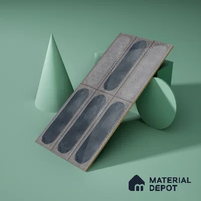 Faux Subway Wall Tile TL 06515  SR GL 8080 Highlighter 24 inch x 12 inch Ceramic Glossy Finish - 8 mm | Suitable for Accent / Feature Walls, Bathroom, Kitchen Wall & Backsplashes | Please Expect a Slight Variation of Pattern