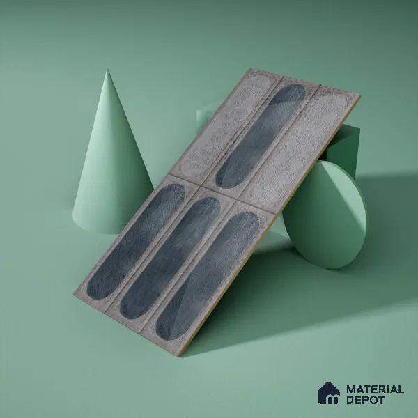 Faux Subway Wall Tile TL 06515  SR GL 8080 Highlighter 24 inch x 12 inch Ceramic Glossy Finish - 8 mm | Suitable for Accent / Feature Walls, Bathroom, Kitchen Wall & Backsplashes | Please Expect a Slight Variation of Pattern