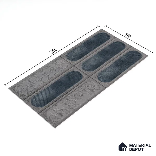 Faux Subway Wall Tile TL 06515  SR GL 8080 Highlighter 24 inch x 12 inch Ceramic Glossy Finish - 8 mm | Suitable for Accent / Feature Walls, Bathroom, Kitchen Wall & Backsplashes | Please Expect a Slight Variation of Pattern