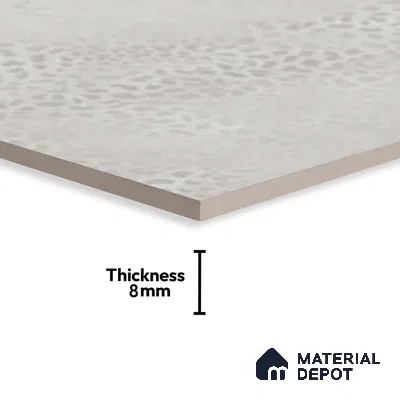 Patterned Floor Tile TL 06515 I   12 inch x 12 inch Ceramic Matte Finish - 8 mm | Suitable for Bathroom | Please Expect a Slight Variation of Pattern (Sample)