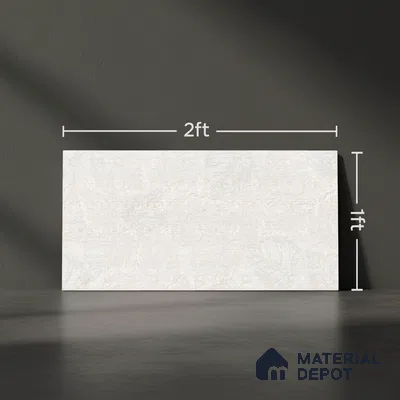 Floral Wall Tile TL 06504 B   24 inch x 12 inch Ceramic Sugar Finish - 8 mm | Suitable for Accent / Feature Walls & Bathroom Wall | Please Expect a Slight Variation of Pattern