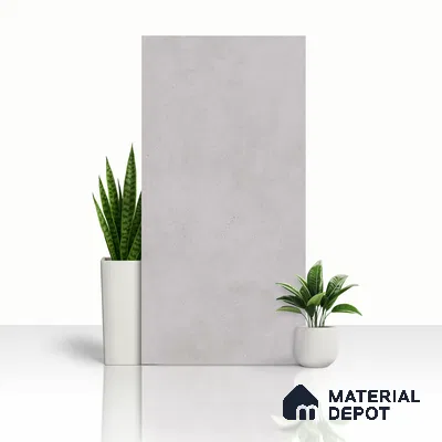 Cement Look Wall & Floor Tile TL 06643 B Castella Pearl 4 ft x 2 ft Vitrified Matte Finish - 9 mm | (Random 7) | Suitable for Living Room, Bedroom, Bathroom, Kitchen, Office, Elevation & Dining (Sample)