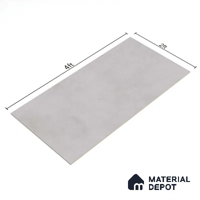 Cement Look Wall & Floor Tile TL 06643 B Castella Pearl 4 ft x 2 ft Vitrified Matte Finish - 9 mm | (Random 7) | Suitable for Living Room, Bedroom, Bathroom, Kitchen, Office, Elevation & Dining (Sample)