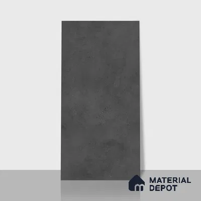 Cement Look Wall & Floor Tile TL 06643 D Castella Graphite 4 ft x 2 ft Vitrified Matte Finish - 9 mm | (Random 7) | Suitable for Living Room, Bedroom, Bathroom, Kitchen, Office, Elevation & Dining (Sample)