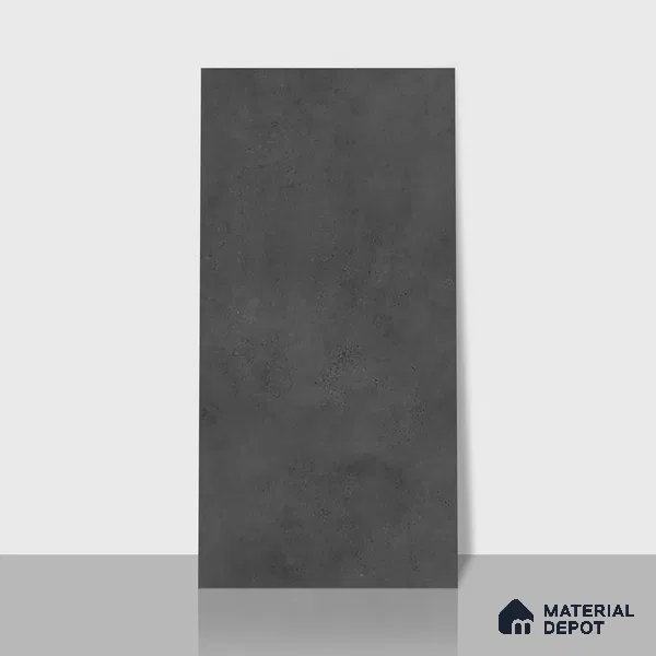 Cement Look Wall & Floor Tile TL 06643 D Castella Graphite 4 ft x 2 ft Vitrified Matte Finish - 9 mm | (Random 7) | Suitable for Living Room, Bedroom, Bathroom, Kitchen, Office, Elevation & Dining (Sample)