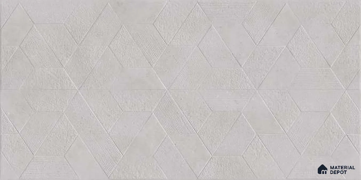 Highlighter Wall Tile TL 06643 Castella Pearl Hexa 4 ft x 2 ft Vitrified Matte Finish - 9 mm | (Random 7) | Suitable for Living Room, Bedroom, Bathroom, Kitchen, Office, Elevation & Dining (Sample)