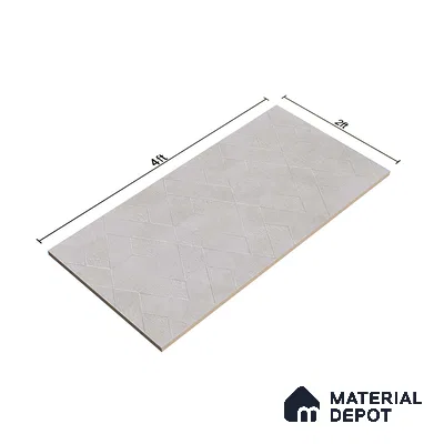 Highlighter Wall Tile TL 06643 Castella Pearl Hexa 4 ft x 2 ft Vitrified Matte Finish - 9 mm | (Random 7) | Suitable for Living Room, Bedroom, Bathroom, Kitchen, Office, Elevation & Dining (Sample)