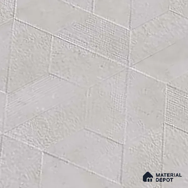 Highlighter Wall Tile TL 06643 Castella Pearl Hexa 4 ft x 2 ft Vitrified Matte Finish - 9 mm | (Random 7) | Suitable for Living Room, Bedroom, Bathroom, Kitchen, Office, Elevation & Dining (Sample)