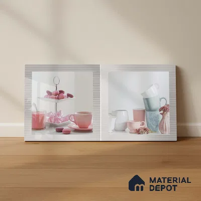 Highlighter Wall Tile TL 06477 B Sylan 2 ft x 1 ft Ceramic Glossy Finish - 8 mm | Suitable For Kitchen & Dining Area