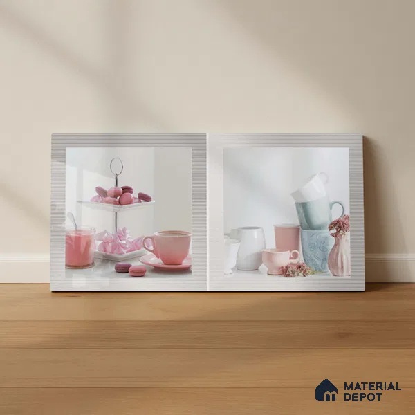 Highlighter Wall Tile TL 06477 B Sylan 2 ft x 1 ft Ceramic Glossy Finish - 8 mm | Suitable For Kitchen & Dining Area