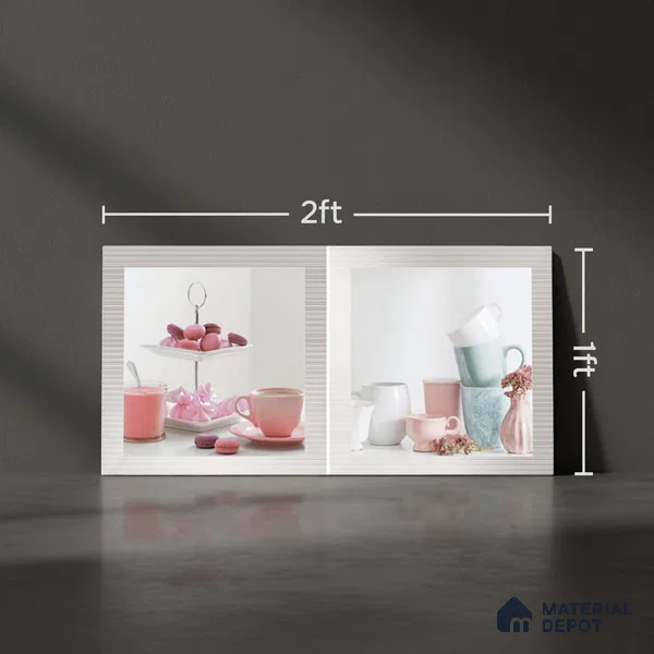 Highlighter Wall Tile TL 06477 B Sylan 2 ft x 1 ft Ceramic Glossy Finish - 8 mm | Suitable For Kitchen & Dining Area