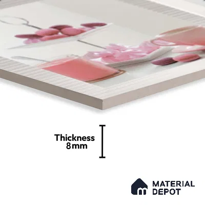 Highlighter Wall Tile TL 06477 B Sylan 2 ft x 1 ft Ceramic Glossy Finish - 8 mm | Suitable For Kitchen & Dining Area