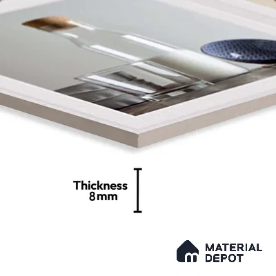 Highlighter Wall Tile TL 06474 C Affil Silver 2 ft x 1 ft Ceramic Glossy Finish - 8 mm | Suitable For Kitchen & Dining Area
