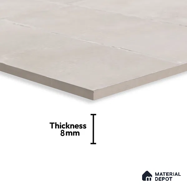 Highlighter Wall Tile TL 06550 B Rostock Blanco 2 ft x 1 ft Ceramic Glue Matte Finish - 8 mm | Suitable for Kitchen & Bathroom (Sample)