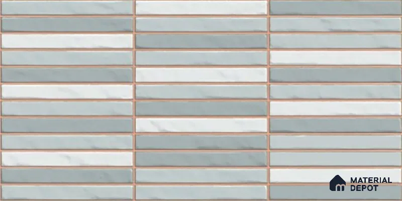 Highlighter Wall Tile TL 06523 B NG Zuliya Aqua HL 2 ft x 1 ft Ceramic Matte Finish - 8 mm | Suitable for Living Room, Kitchen & Bathroom (Sample)