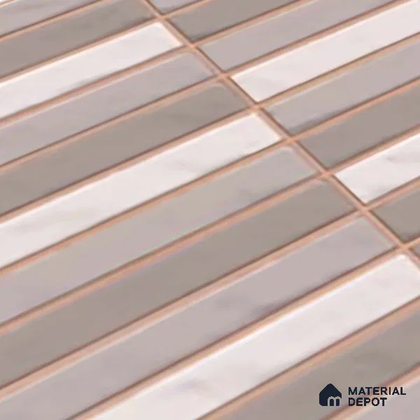 Faux Subway Wall Tile TL 06523 C NG Zuliya Grey HL 2 ft x 1 ft Ceramic Matte Finish - 8 mm | Suitable For Kitchen, Bathroom, Dining Area