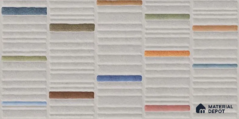 Highlighter Wall Tile TL 06529 B G Machio Gris HL 02 2 ft x 1 ft Ceramic Matte Finish - 8 mm | Suitable for Living Room, Kitchen & Bathroom (Sample)
