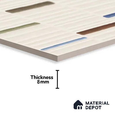 Highlighter Wall Tile TL 06529 E G Machio Beige HL 02 2 ft x 1 ft Ceramic Matte Finish - 8 mm | Suitable for Living Room, Kitchen & Bathroom (Sample)