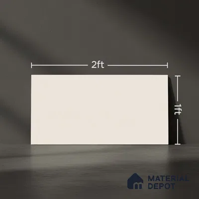 Plain Wall Tile TL 06529 F Machio Beige 2 ft x 1 ft Ceramic Matte Finish - 8 mm | Suitable for Living Room, Kitchen & Bathroom
