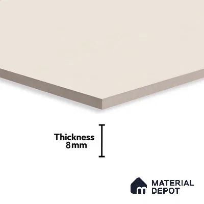 Plain Wall Tile TL 06529 F Machio Beige 2 ft x 1 ft Ceramic Matte Finish - 8 mm | Suitable for Living Room, Kitchen & Bathroom