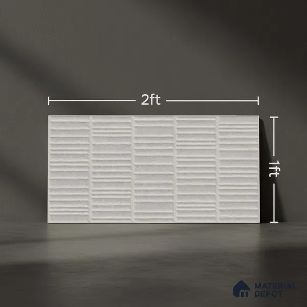 Highlighter Wall Tile TL 06529 Machio Gris HL 2 ft x 1 ft Ceramic Matte Finish - 8 mm | Suitable for Living Room, Kitchen & Bathroom (Sample)